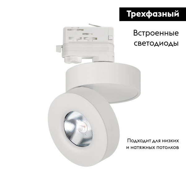 Трековый светодиодный светильник Arlight LGD-Mona-Track-4TR-R100-12W Day4000 025447(2) в Санкт-Петербурге