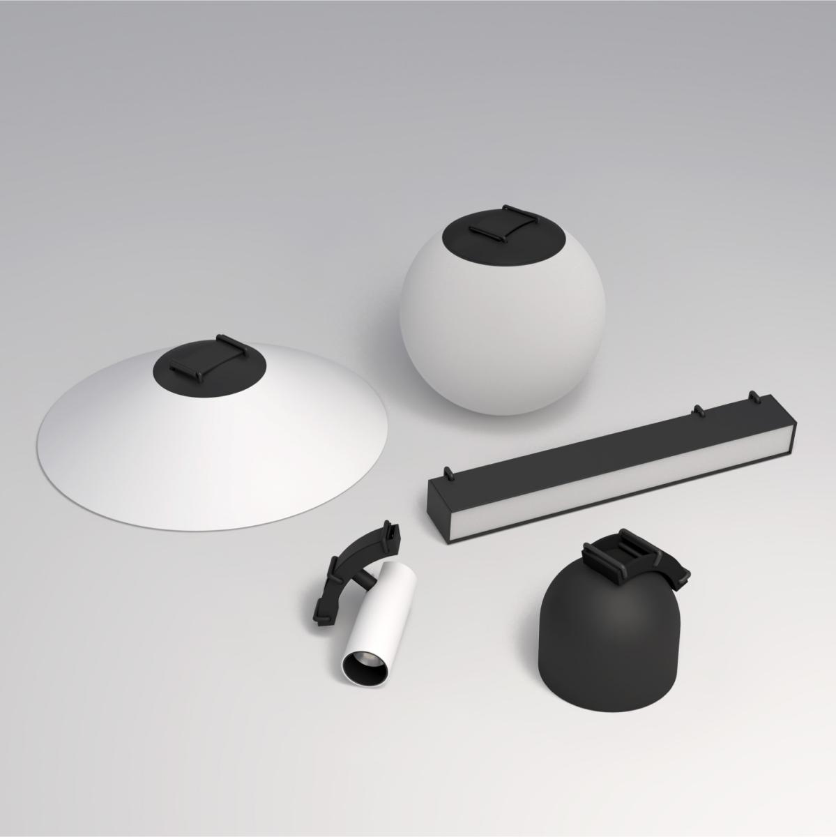 Трековый однофазный светильник Denkirs Belty spot DK5546-BW+BK в Санкт-Петербурге