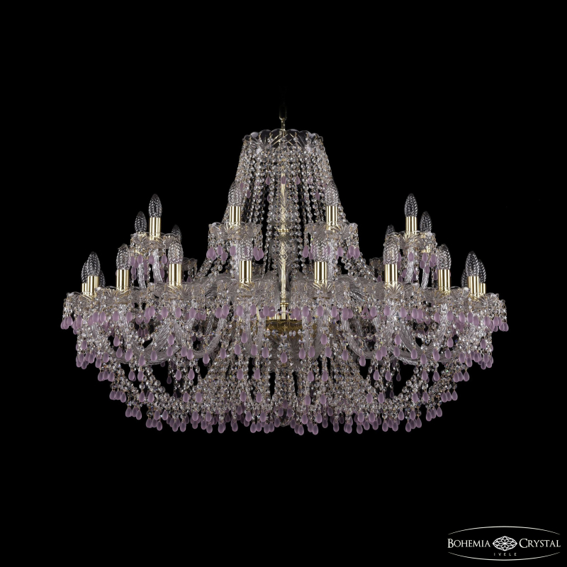 Подвесная люстра Bohemia Ivele Crystal 1410/20+10/400 G V7010 в Санкт-Петербурге