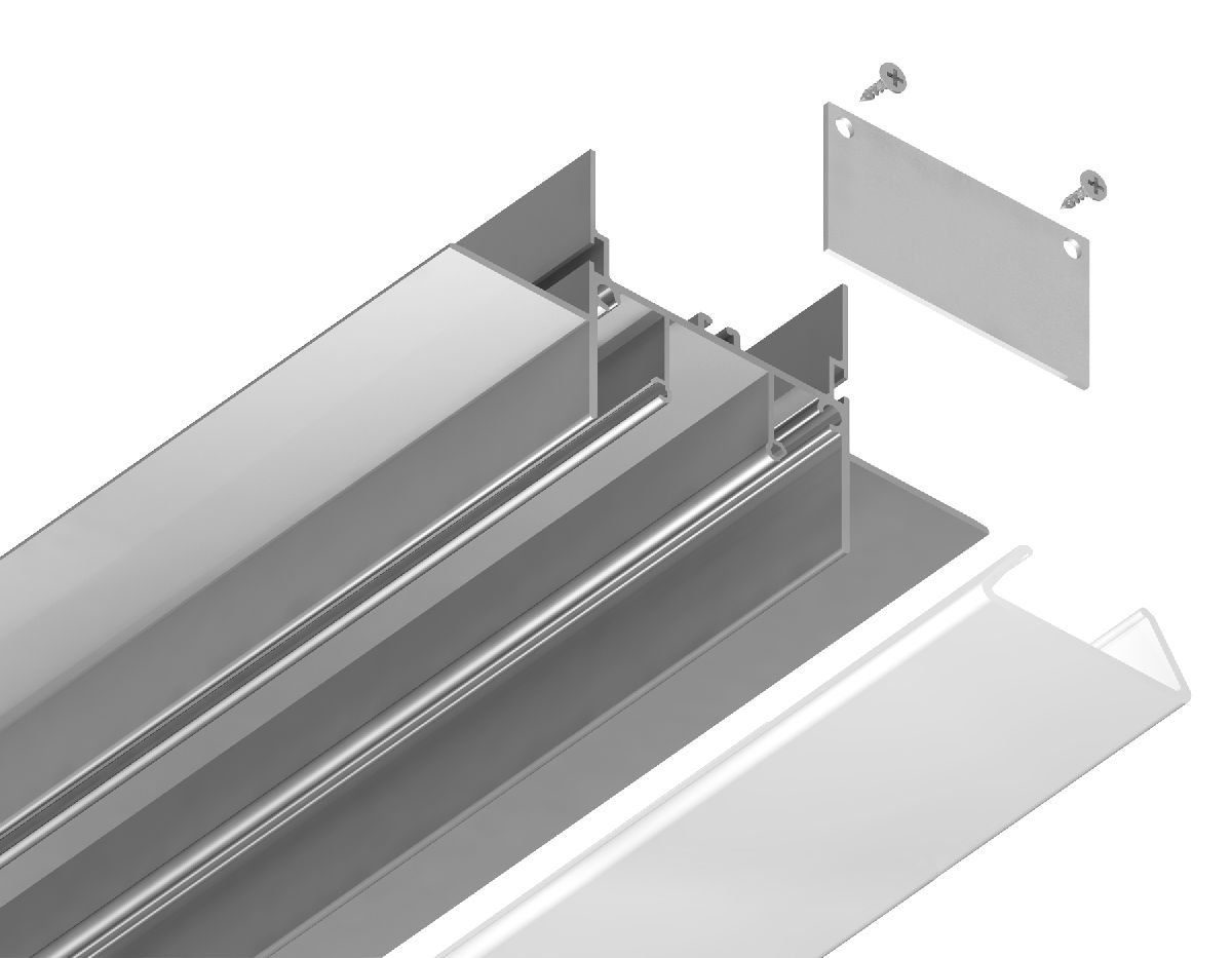 Алюминиевый профиль Ambrella Light Alum Profile GP4000AL в Санкт-Петербурге