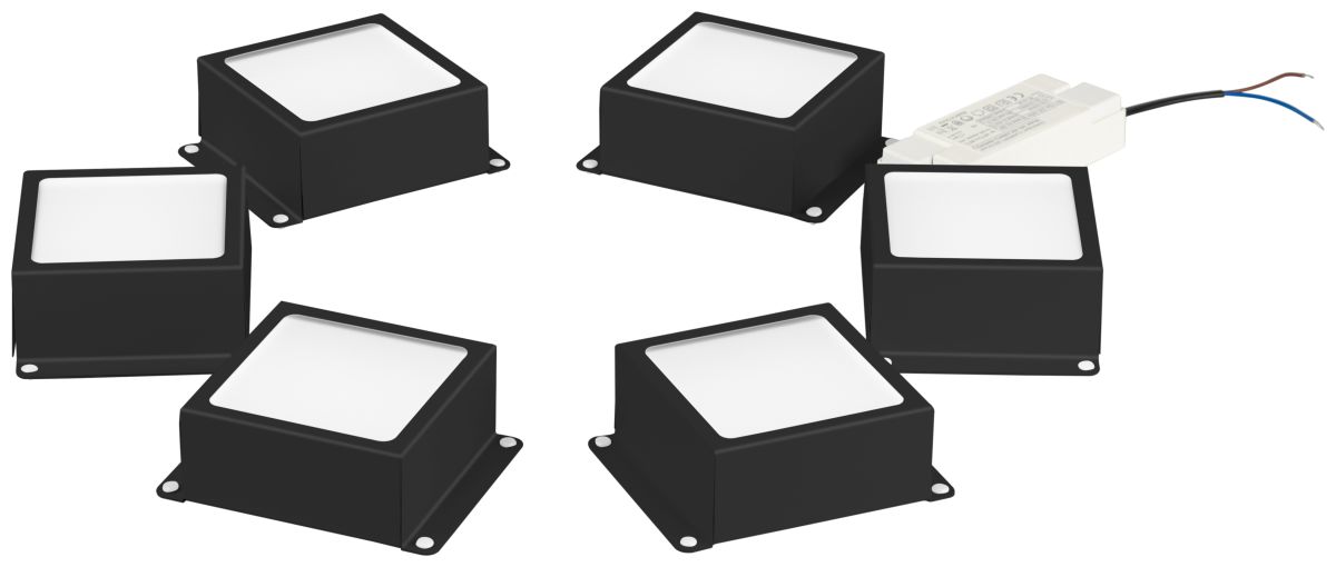 Встраиваемый светильник (комплект из 6 шт.) Эра SPO-646-3-5K-B6 Б0063082 в Санкт-Петербурге