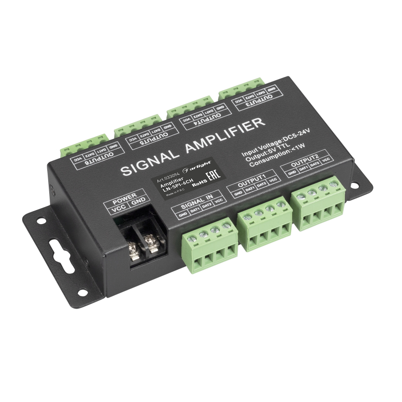 Усилитель Arlight сигнала LN-SPI-6CH (5-24V) 033094 в Санкт-Петербурге