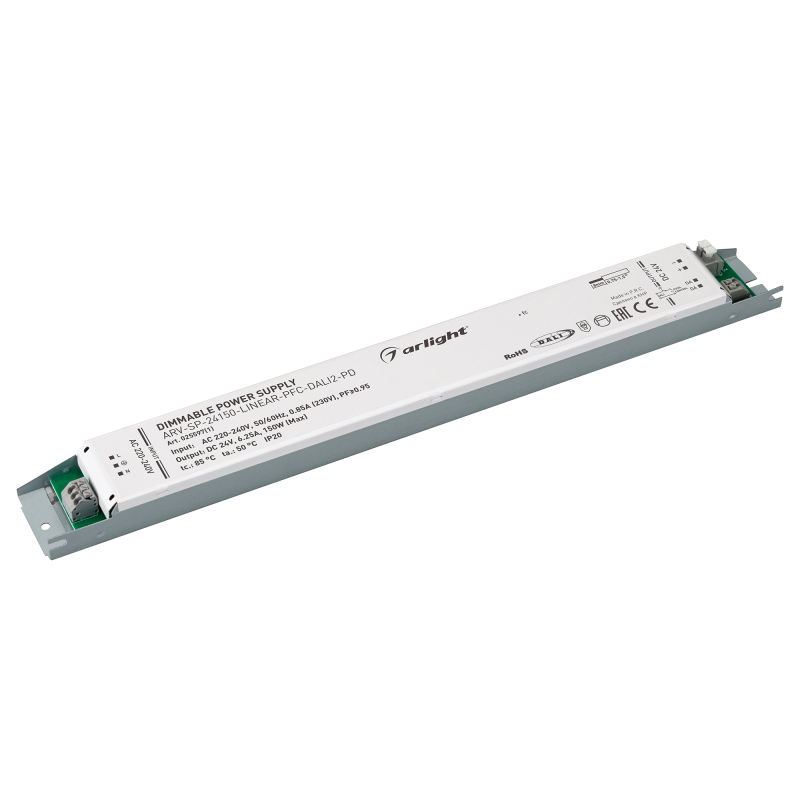 Блок питания Arlight ARV-SP-24150-Linear-PFC-DALI2-PD (24V, 6.25A, 150W) 025597(1) в Санкт-Петербурге