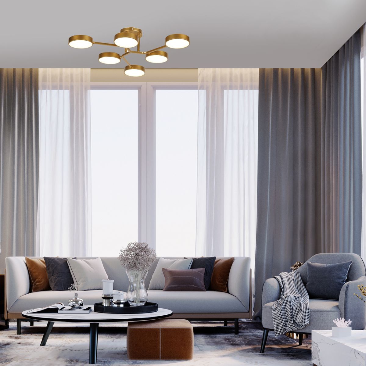 Потолочная люстра Escada Starlight 10273/6LED в Санкт-Петербурге