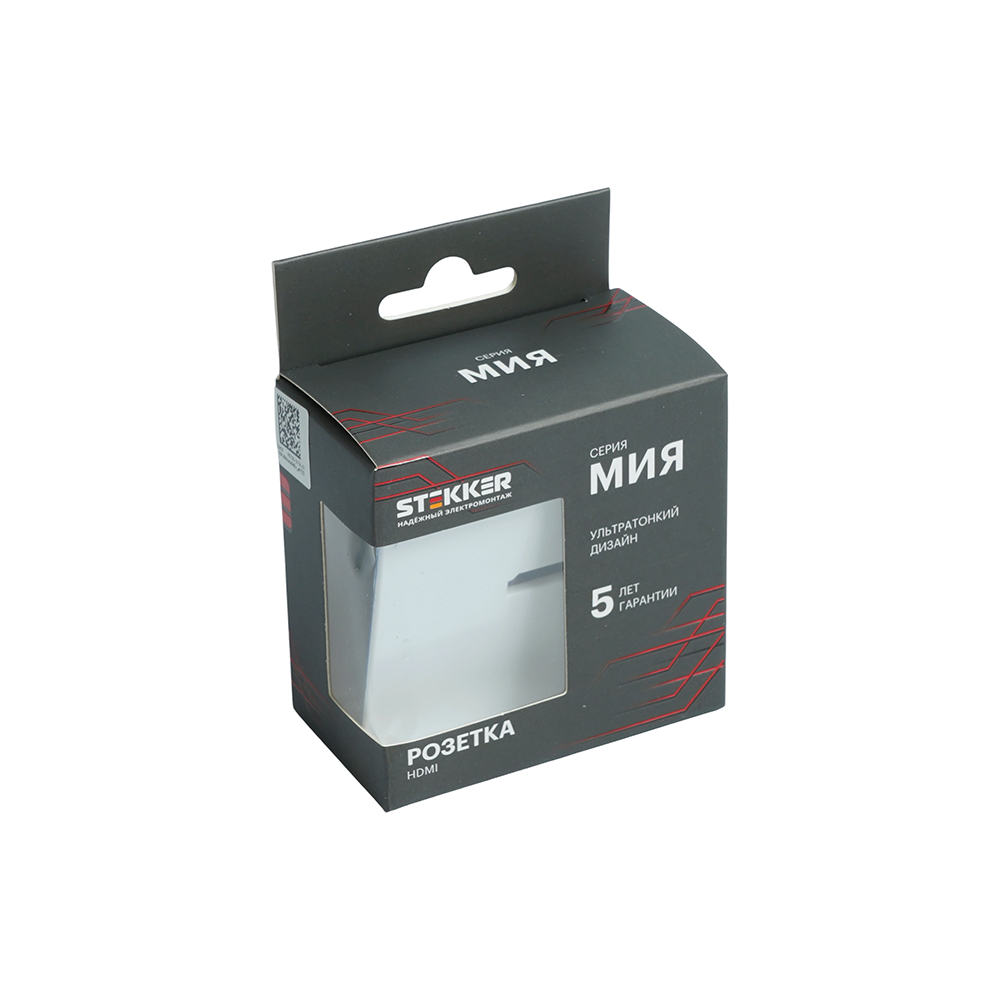 Розетка HDMI 2.0 Type A Stekker Мия RST00-3118-01 белая магнолия 50827 в Санкт-Петербурге