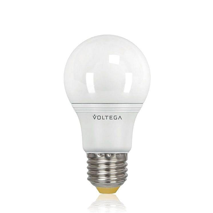 Лампа светодиодная Voltega E27 9W 2800К груша матовая VG2-A2E27warm9W 8343 в #REGION_NAME_DECLINE_PP#