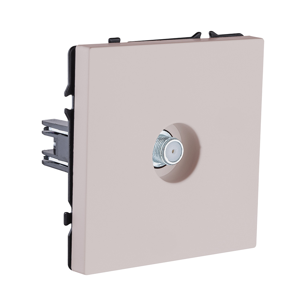 Розетка TV, кашемир матовый Kollinger Eclipse EC-020CM в #REGION_NAME_DECLINE_PP#