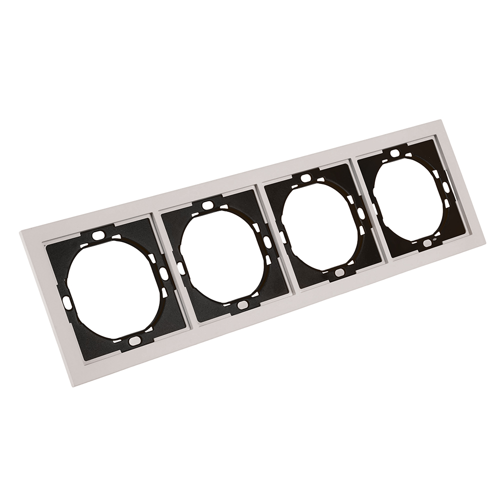 Рамка 4-местная Stekker Мия PFR00-3004-08 пудровый жемчуг 50489 в Санкт-Петербурге