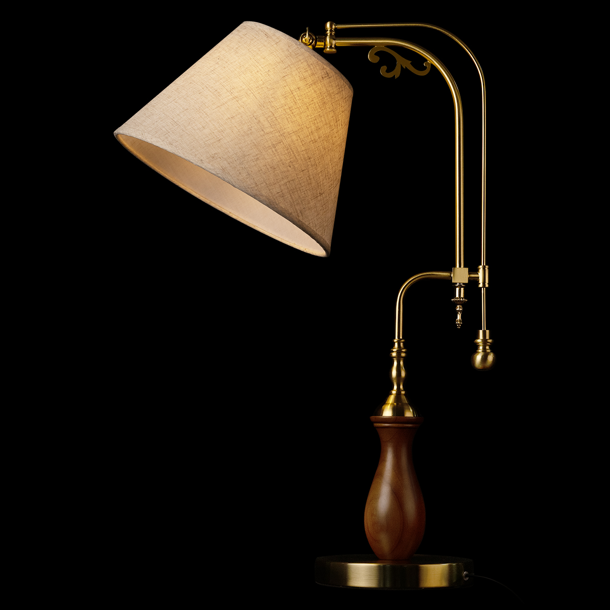 Настольная лампа Loft IT Elaine 10569T Dark wood в #REGION_NAME_DECLINE_PP#