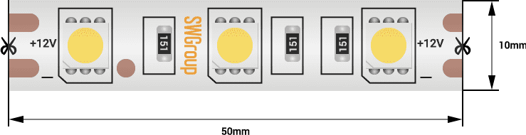 Светодиодная лента SWG SWG560-12-14.4-G-68 001863 в Санкт-Петербурге