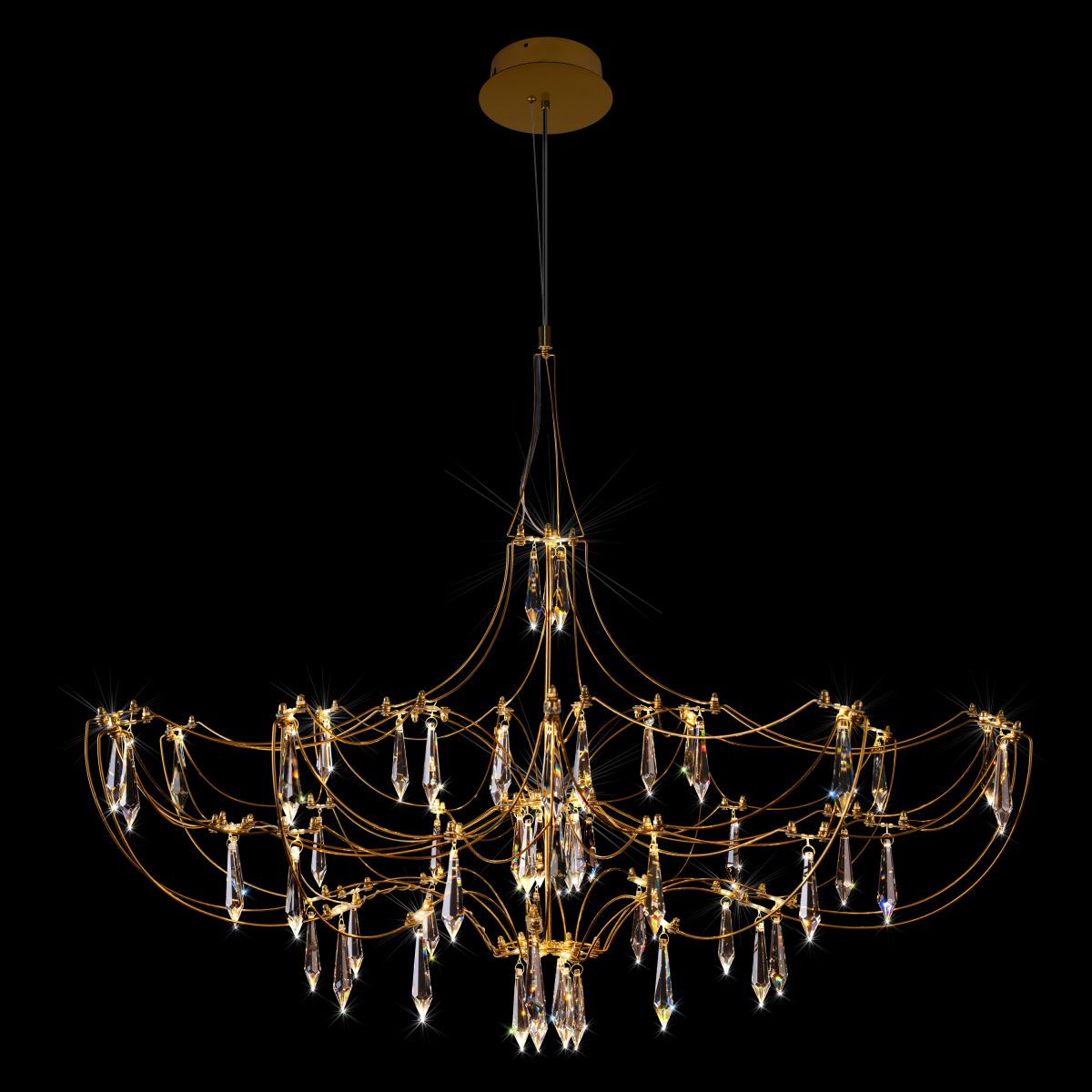 Подвесная люстра Loft IT Mira 10589/900 Gold Asfour в Санкт-Петербурге