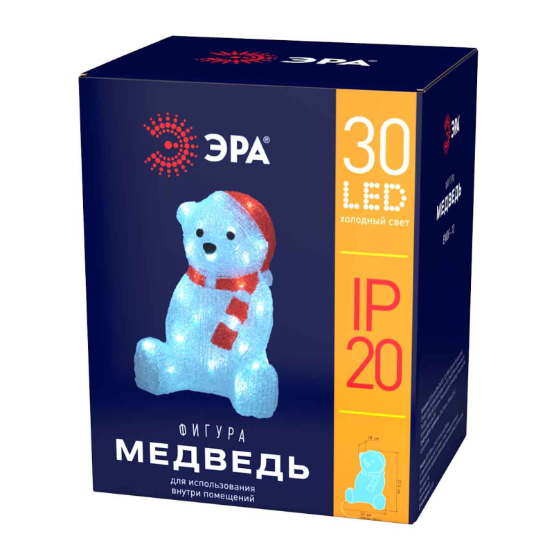 Фигура медведь ЭРА ENIOF - 13 Б0047975 в Санкт-Петербурге