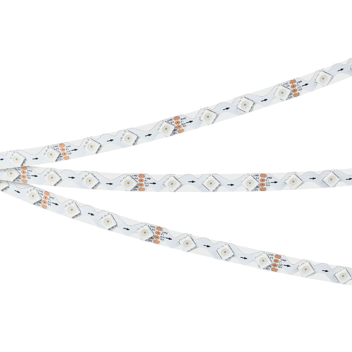 Светодиодная лента Arlight SPI-RZ-B60-8mm 12V RGB-PX1-BPT (9 W/m, IP20, 5060, 5m) 047382 в Санкт-Петербурге