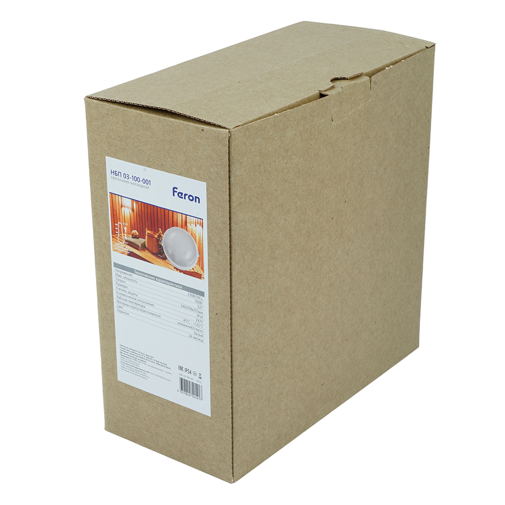 Накладной светильник Feron НБП 03-100-001 53173 в #REGION_NAME_DECLINE_PP#