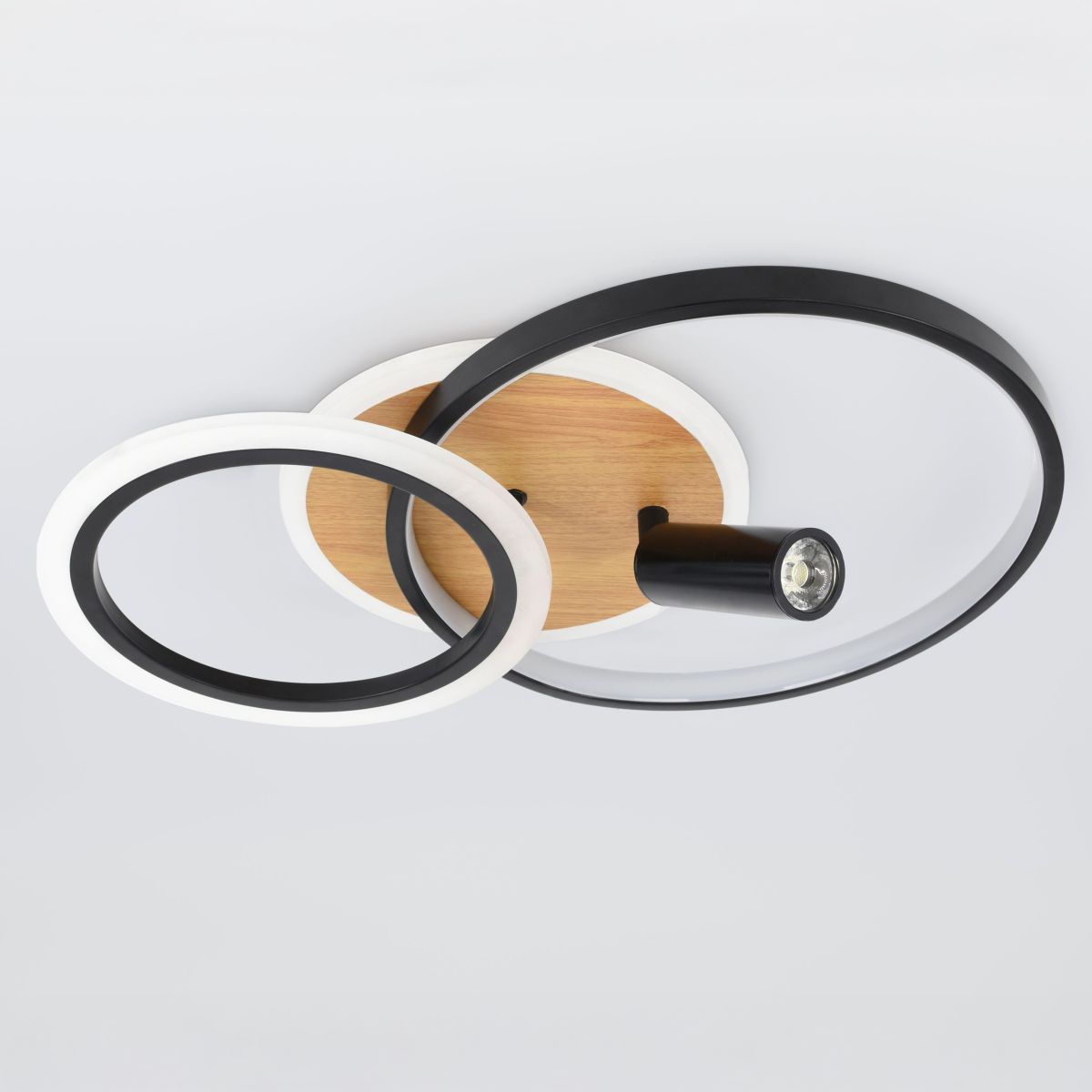 Потолочный светильник Эра Модерн Rondo CLL-1 85W 3K-6,5K RC BK в Санкт-Петербурге