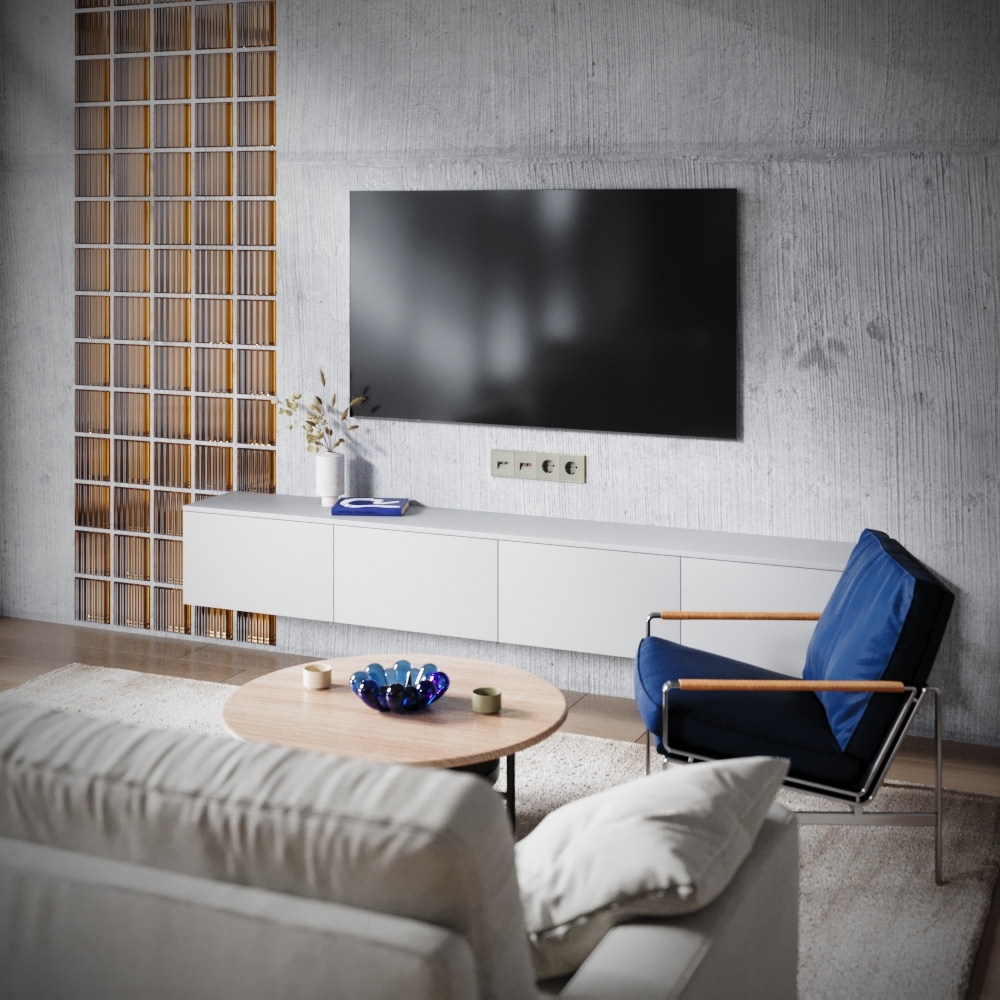 Розетка телевизионная встраиваемая Voltum S70 TV+RJ45 кат. 6, (шелк) VLS060704 в Санкт-Петербурге