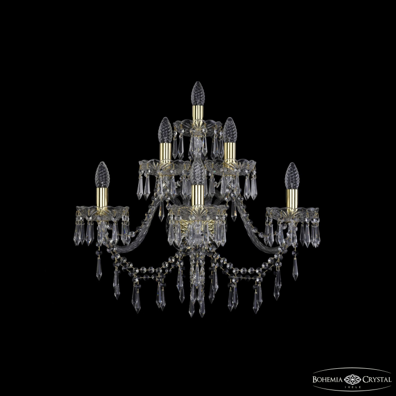 Бра Bohemia Ivele Crystal 1403B/3+2+1/240/XL G в Санкт-Петербурге