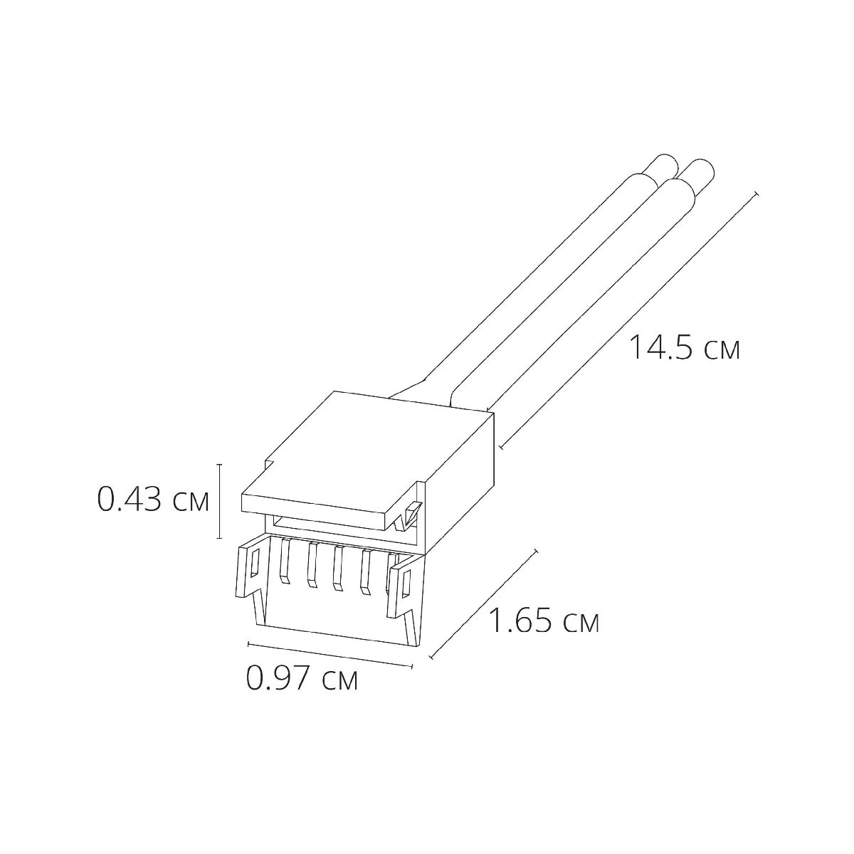 Коннектор для ввода питания Arte Lamp Strip-accessories A30-08-1CCT в Санкт-Петербурге