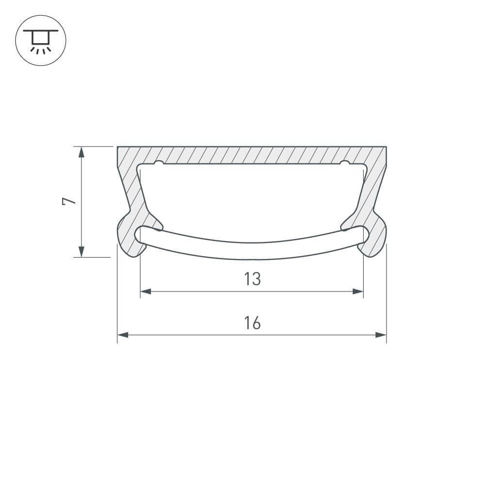 Профиль Arlight TM-2000 (CT) ANOD 017796 в Санкт-Петербурге