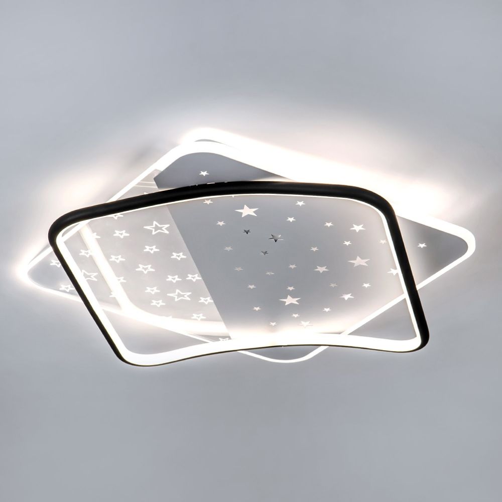 Потолочный светильник LED4U L1037-520 BK в Санкт-Петербурге