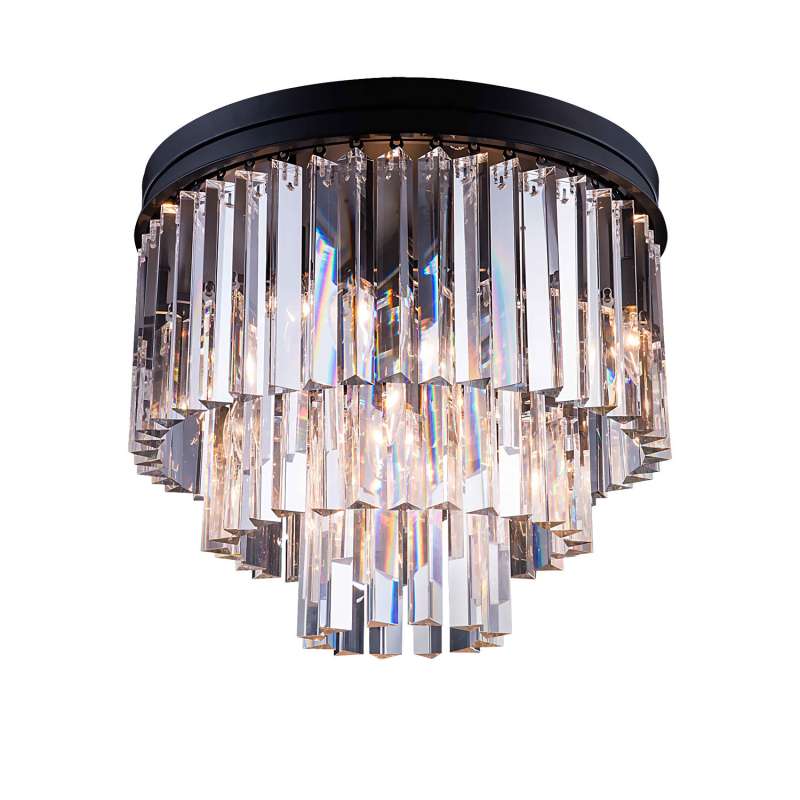 Потолочная люстра Delight Collection 1920s Odeon 771131 (KR0387C-6/P black/clear) в Санкт-Петербурге