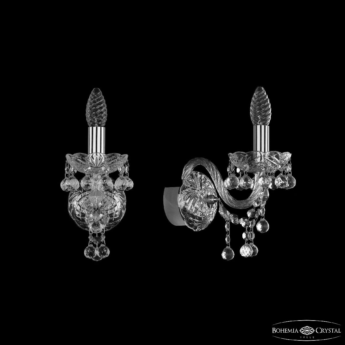 Бра Bohemia Ivele Crystal 1409B/1/141 Ni в Санкт-Петербурге