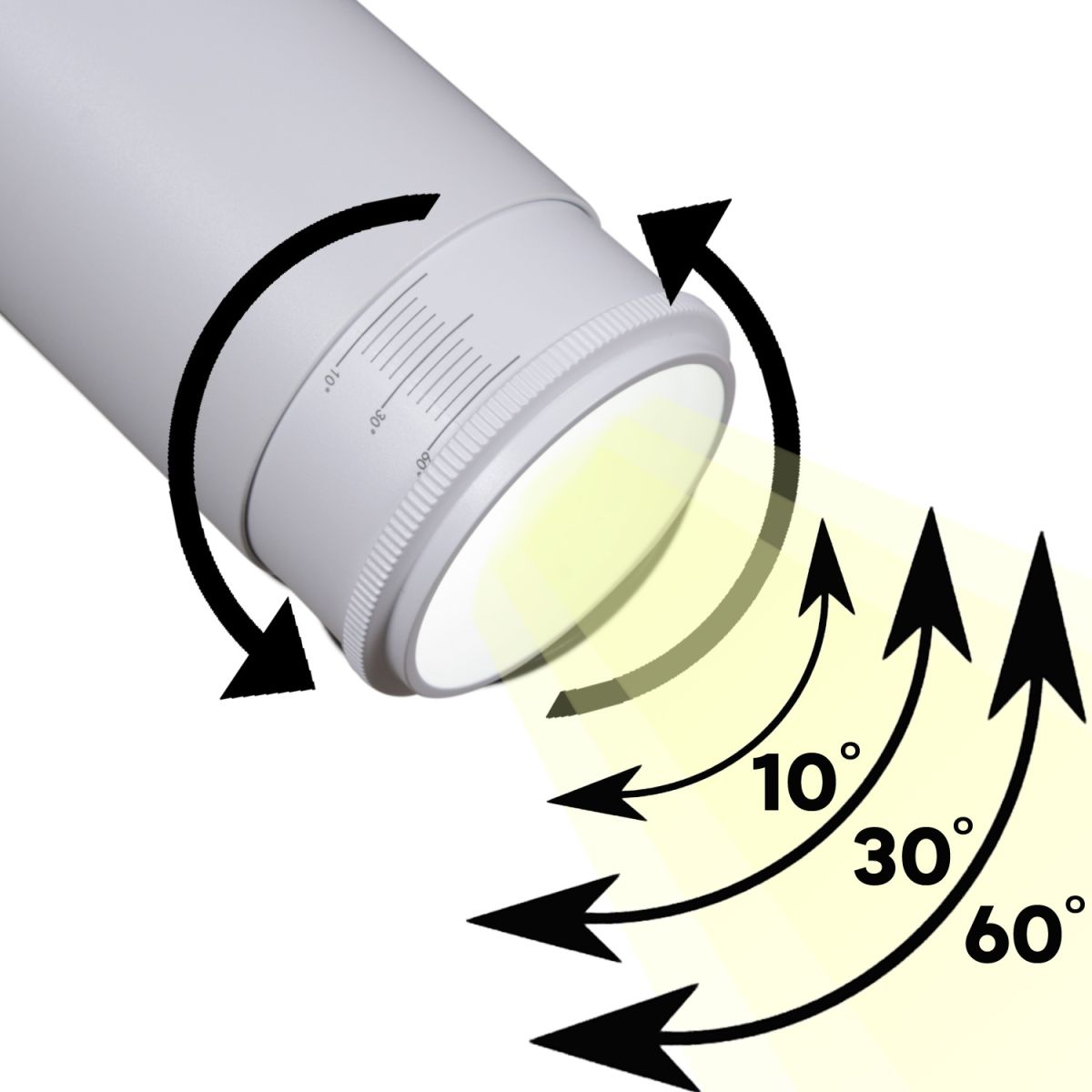 Трековый однофазный светильник Reluce 06650-9.3-LED10/20/30W CCT WT в Санкт-Петербурге