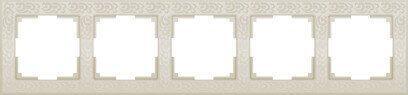 Рамка Werkel Flock на 5 постов слоновая кость WL05-Frame-05-ivory 4690389059384 в #REGION_NAME_DECLINE_PP#
