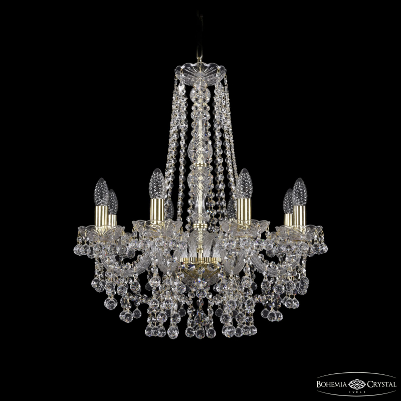 Подвесная люстра Bohemia Ivele Crystal 1409/8/195/h-63 G в Санкт-Петербурге