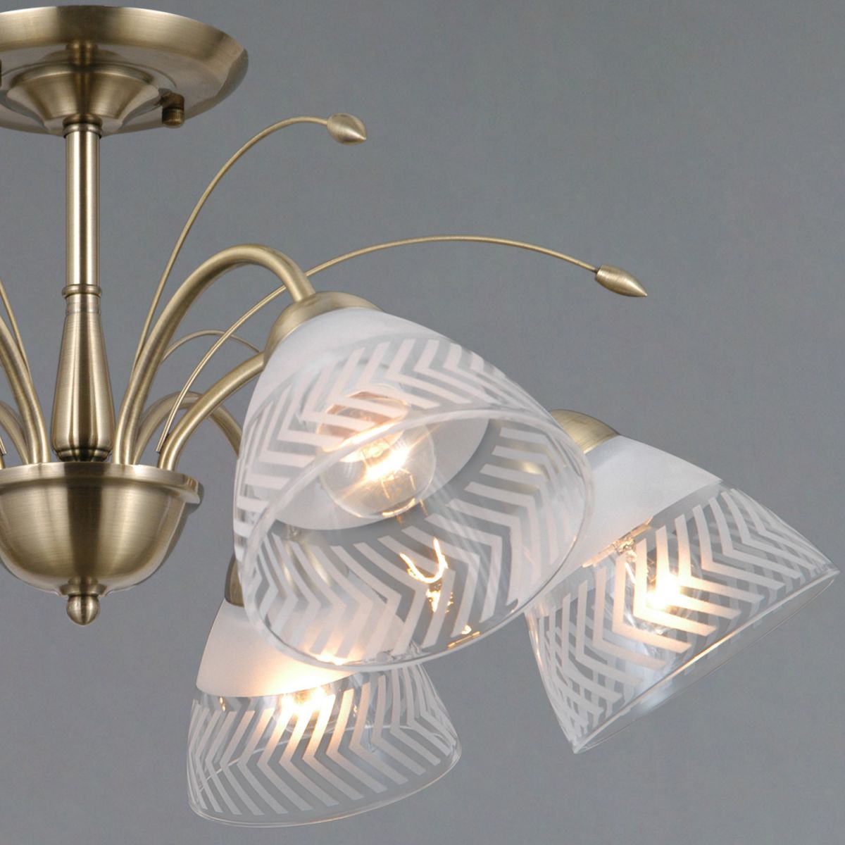 Люстра на штанге Illumico IL0594-6CSQ-25 AB AREZZO в Санкт-Петербурге