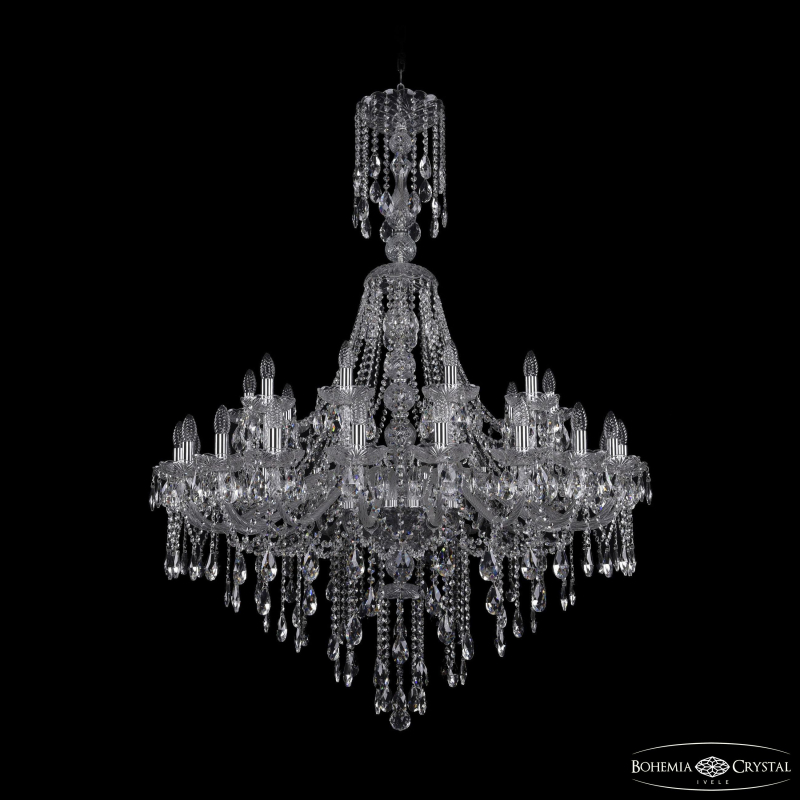 Подвесная люстра Bohemia Ivele Crystal 1415/20+10/400/XL-154 Ni в Санкт-Петербурге