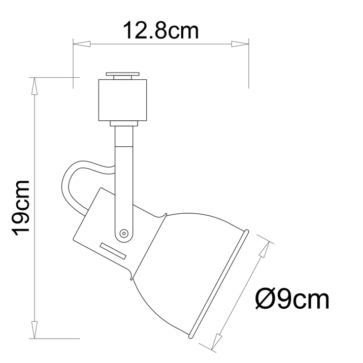 Трековый светильник Arte Lamp Jovi A1677PL-1GO в Санкт-Петербурге