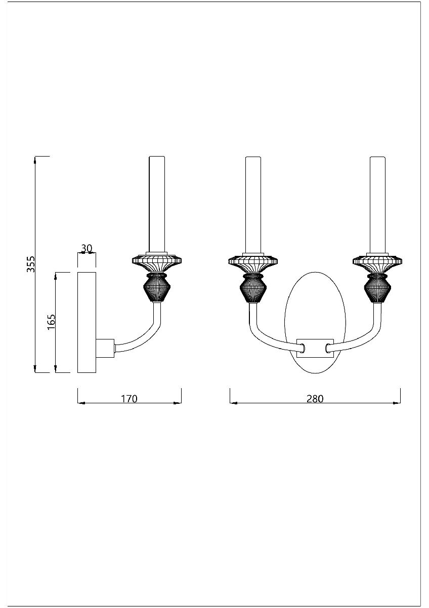 Бра Divinare Capello 4947/01 AP-2 в Санкт-Петербурге