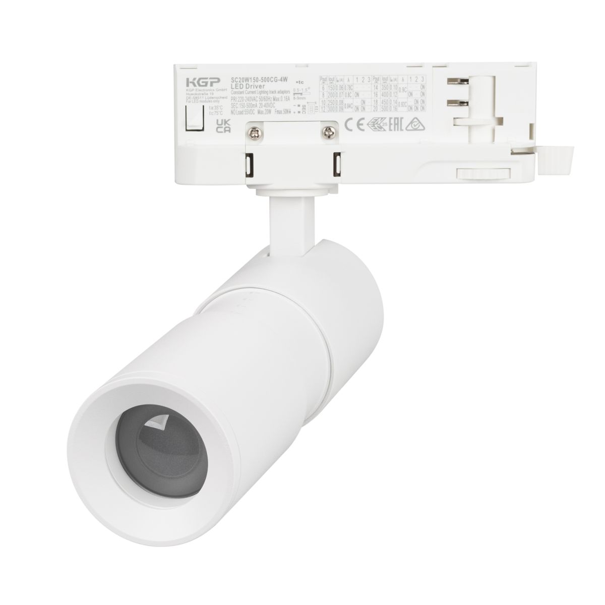 Трековый трехфазный светильник Arlight LGD-ARTEMIS-TRACK-4TR-R55-12W Warm3000 (WH, 8-80 deg, 230V, TRIAC) (IP20 Металл) 058639 в Санкт-Петербурге