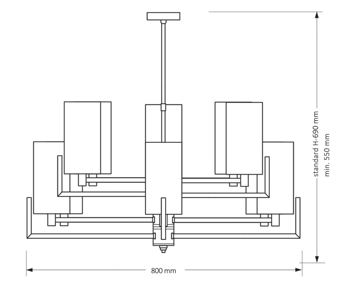 Люстра на штанге Kutek Mood Nemi NEM-ZW-10 (T) в #REGION_NAME_DECLINE_PP#