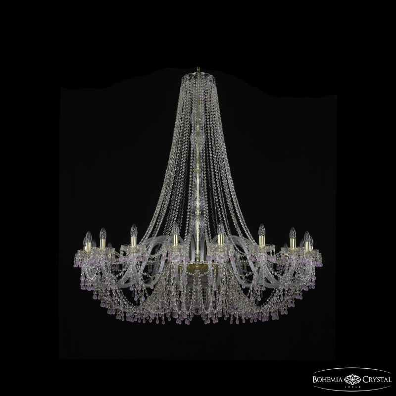Подвесная люстра Bohemia Ivele Crystal 1410/20/530/h-157 G V7010 в Санкт-Петербурге