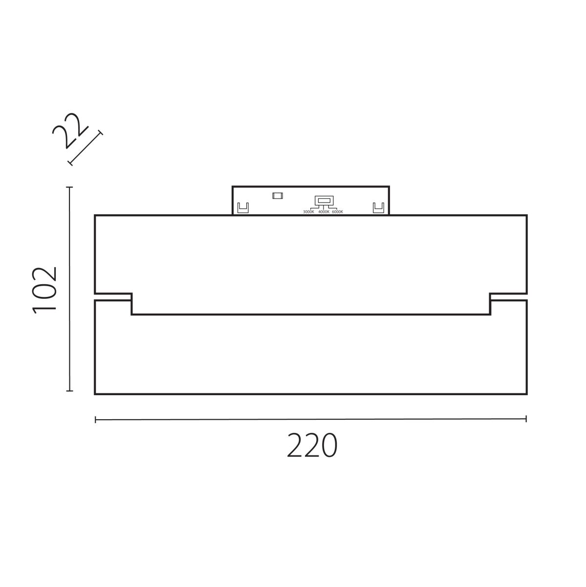 Трековый однофазный светильник заливающего света Lightstar Uno CCT 269006CCT в Санкт-Петербурге