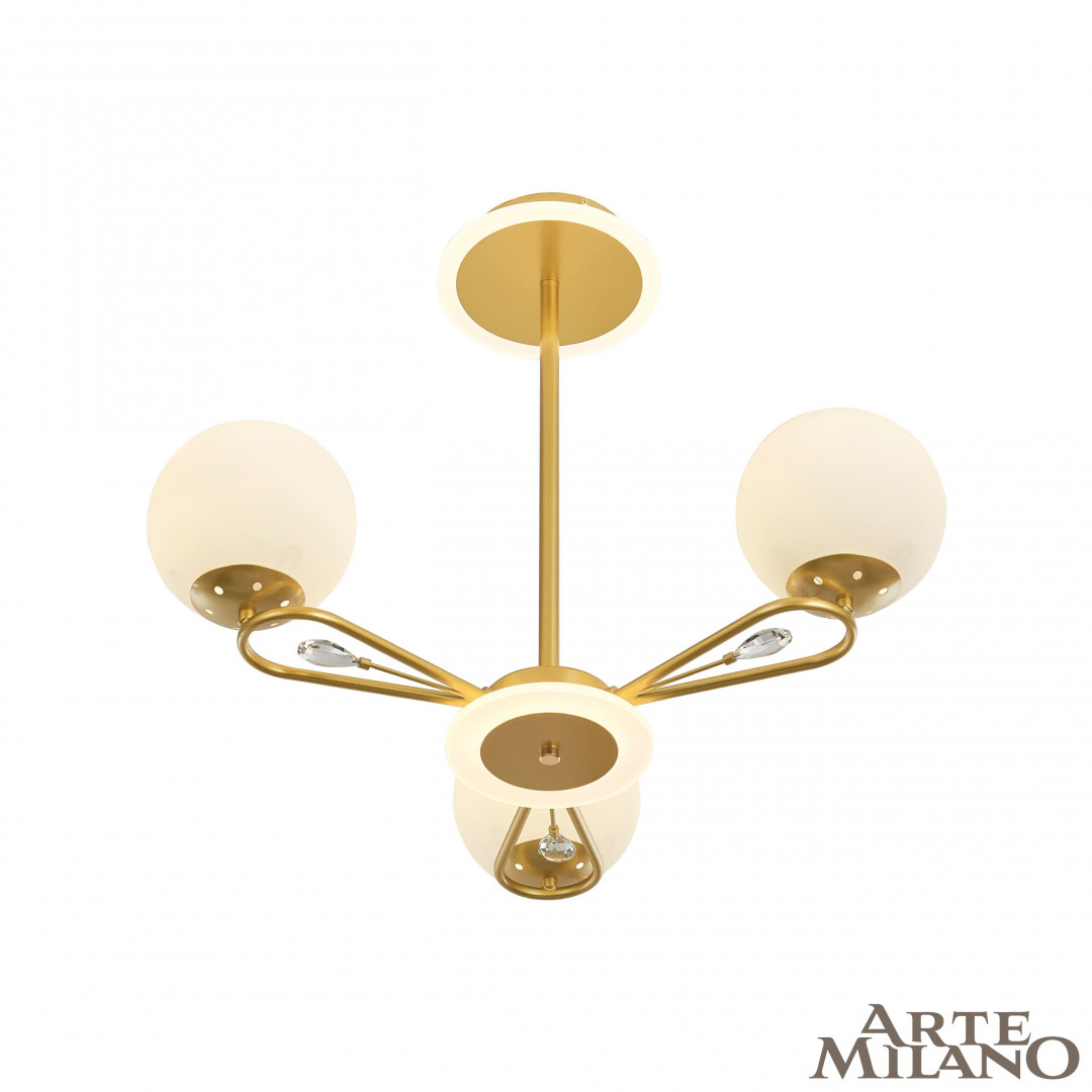 Люстра на штанге Arte Milano Neapolis 277138/3 GD в #REGION_NAME_DECLINE_PP#