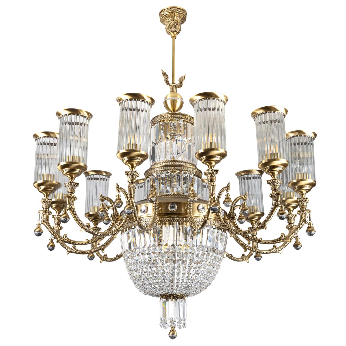 Люстра на штанге Kutek SIENNA-CRYSTAL SWAROVSKI SIE-ZW-12(P) в #REGION_NAME_DECLINE_PP#