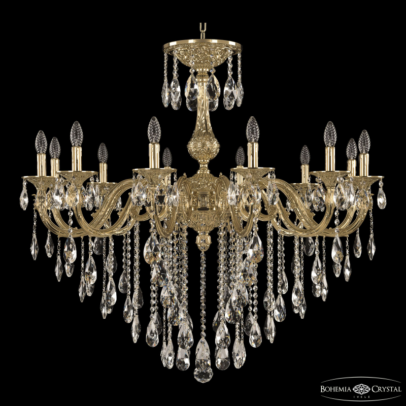 Подвесная люстра Bohemia Ivele Crystal Florence 71101/12/360 B G в Санкт-Петербурге