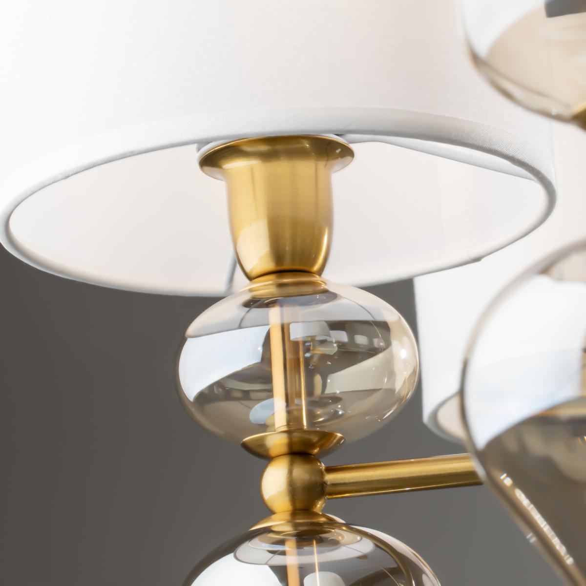 Люстра на штанге Freya Raise FR5369CL-08BS в #REGION_NAME_DECLINE_PP#