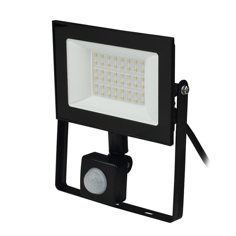 Прожектор светодиодный (UL-00007126) Uniel 30W ULF-F62-50W/6500K Sensor IP54 200-240В Black в Санкт-Петербурге
