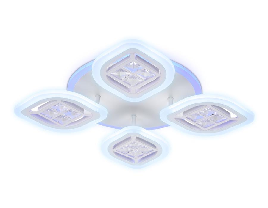 Потолочная светодиодная люстра Ambrella Light Acrylica Ice FA280 в Санкт-Петербурге