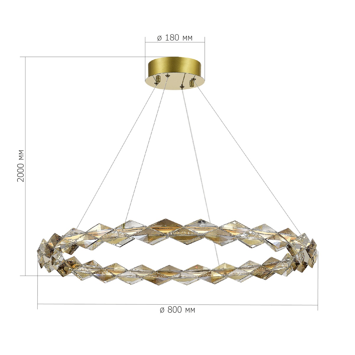 Подвесная люстра ST Luce Diamanta SL6009.213.01 в Санкт-Петербурге
