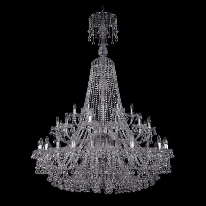 Подвесная люстра Bohemia Ivele 1409/24+12+6/460/XL-175/2d/Ni в Санкт-Петербурге