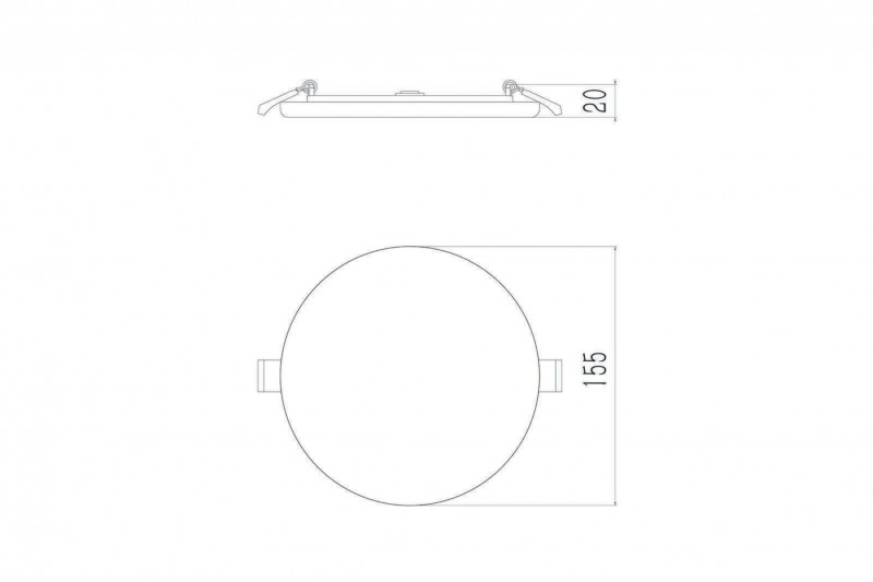 Встраиваемый светодиодный светильник Donolux DL20091/15W White R в Санкт-Петербурге