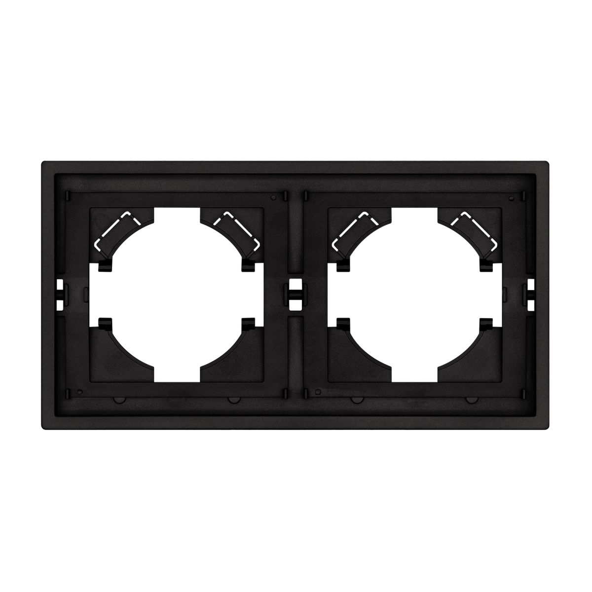 Рамка пластиковая на 2 поста Arlight FRM-TENDO-SFPL-2-BK 054646 в Санкт-Петербурге