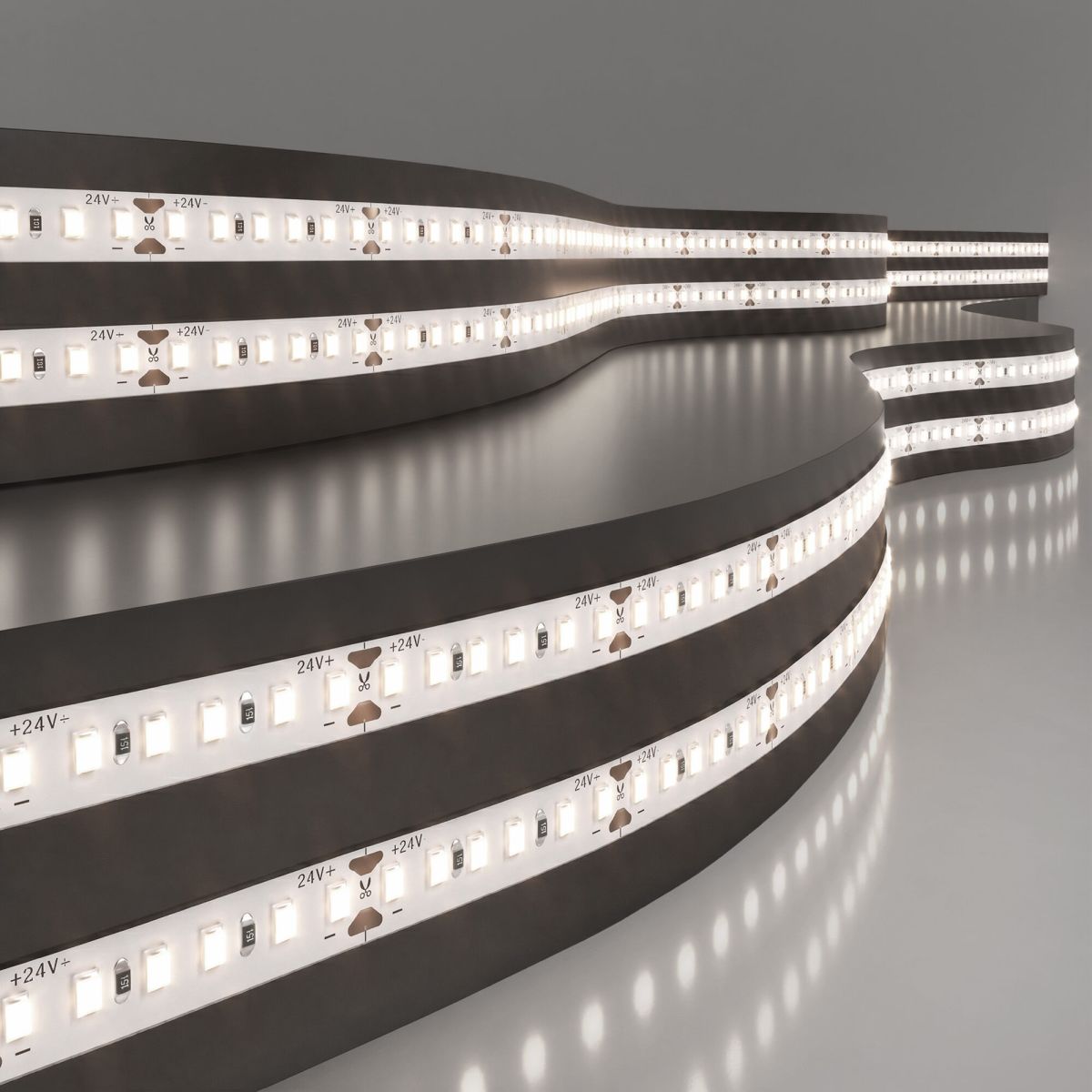 Светодиодная лента Elektrostandard 180Led 12 Вт IP20 4000K дневной белый, 5м 2835 24V 180Led 12W IP20 4690389221354 a072902 в Санкт-Петербурге
