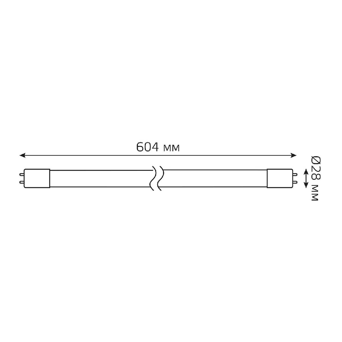 Лампа светодиодная Gauss G13 10W 4000К матовая 93020-R в #REGION_NAME_DECLINE_PP#