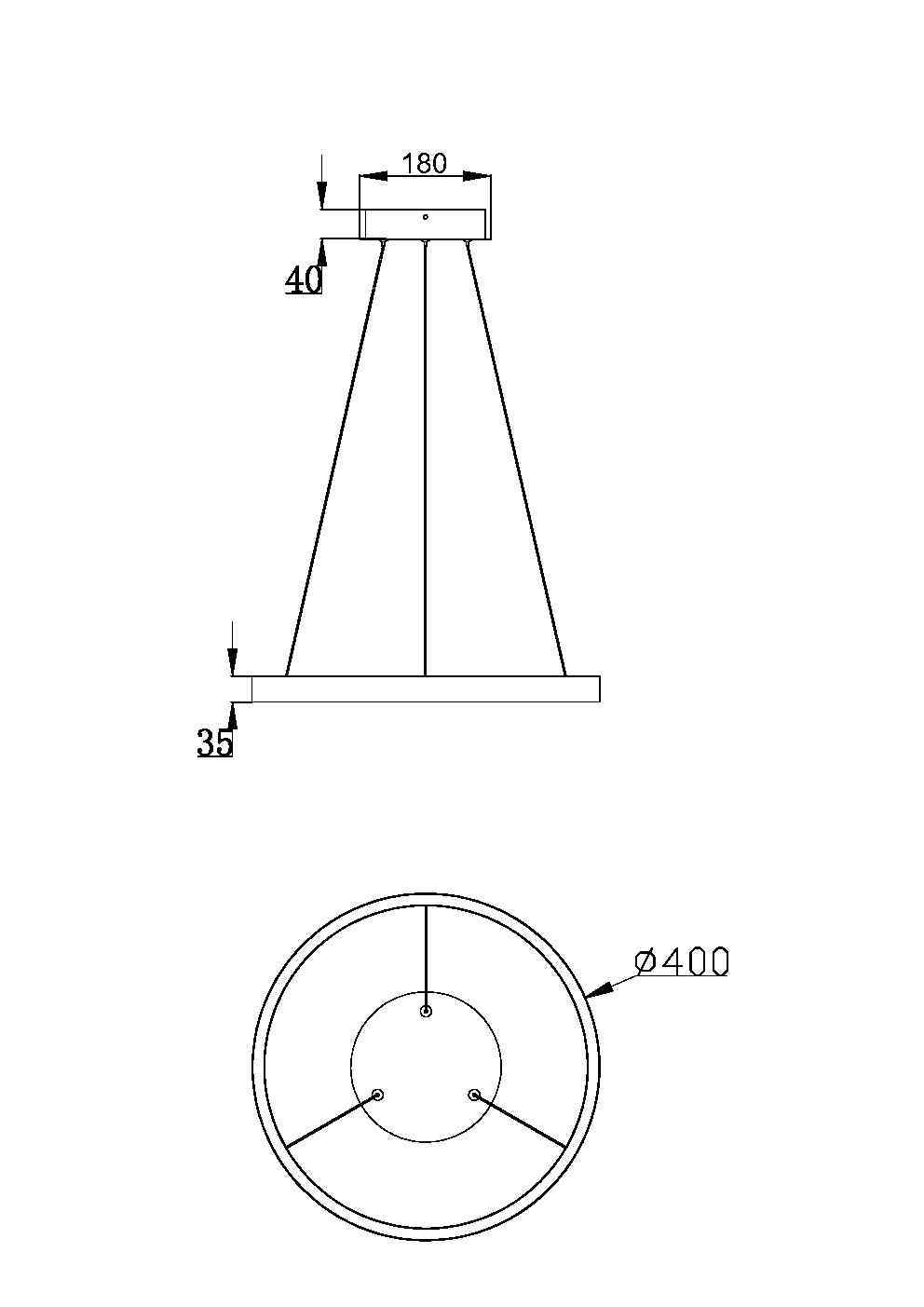 Подвесной светильник Maytoni Rim MOD058PL-L22W3K в Санкт-Петербурге